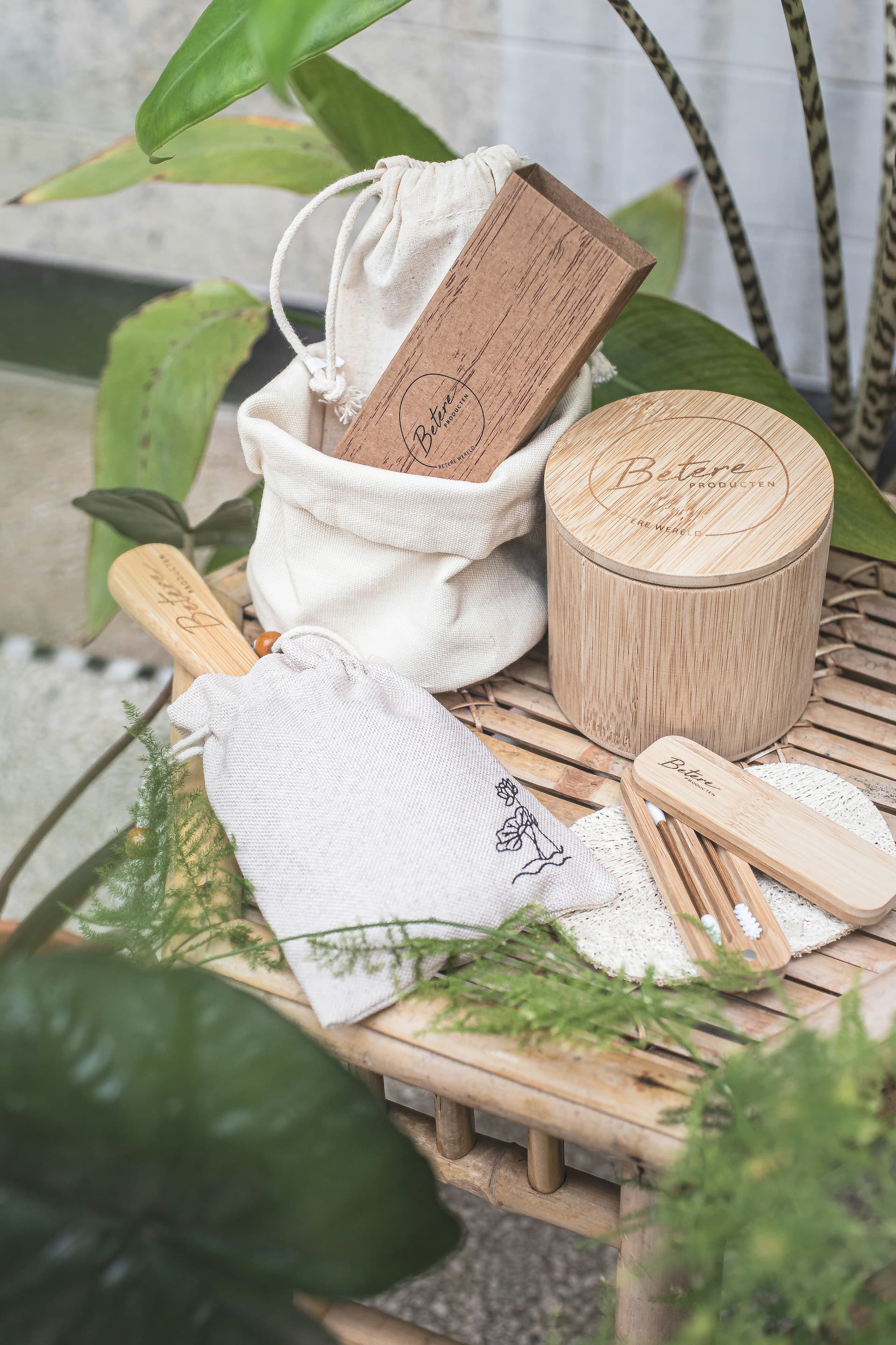 Artisan Handcrafted Natural Wooden and Bamboo Cups Set